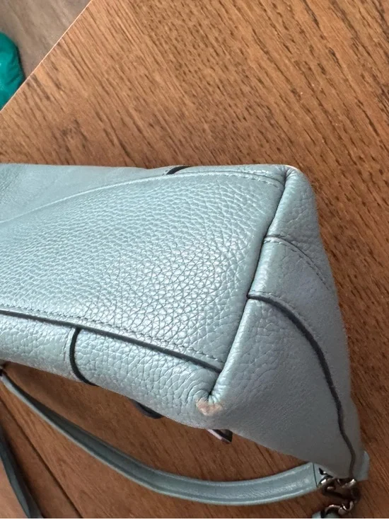 Coach Pebbled Leather Hobo in Mint Green - Picture 3 of 8